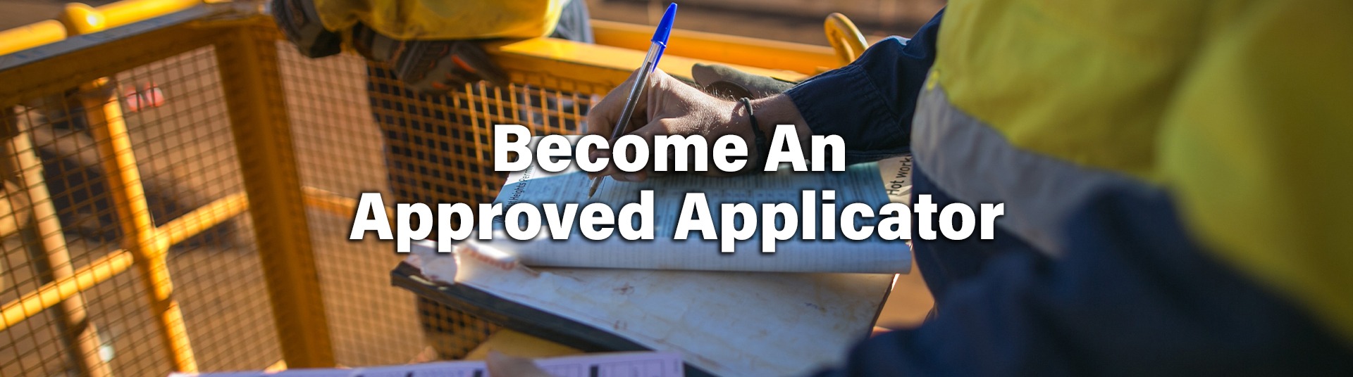 Become An Approved Applicator